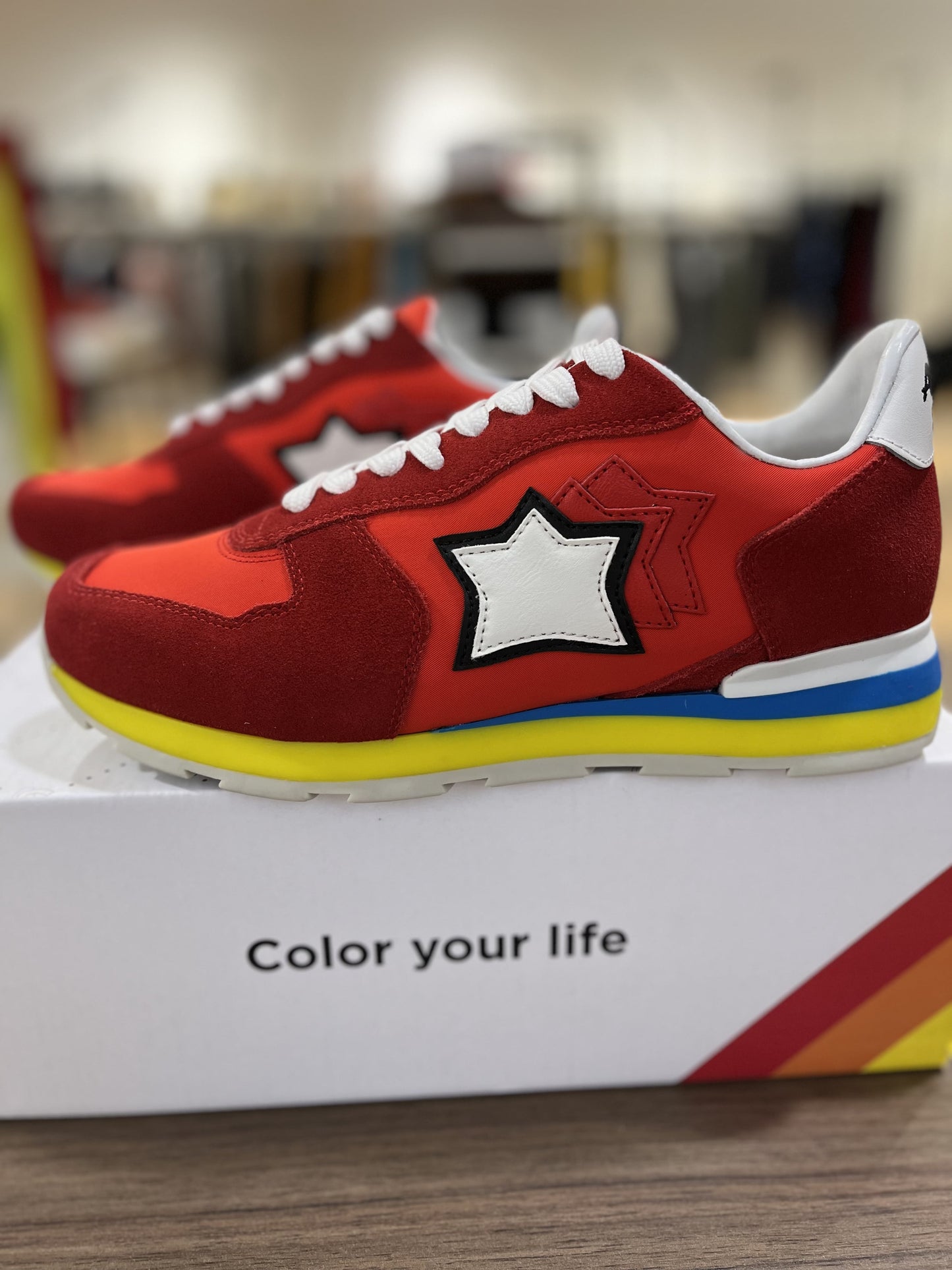 Sneakers Antares Mandarin Red Atlantic Stars